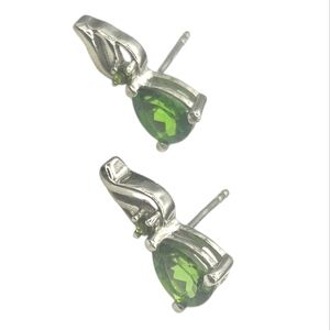 Chrome Diopside Earrings